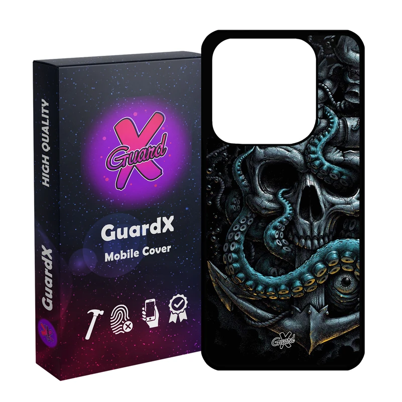 کاور گارد ایکس طرح جمجمه مدل 10563 مناسب برای گوشی موبایل شیائومی Redmi Note 14 4G
