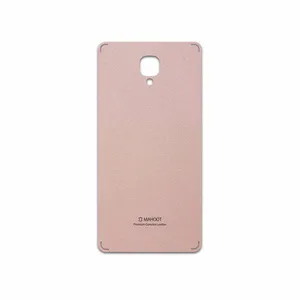 MAHOOT Rose Gold Leather Cover Sticker for OnePlus 3