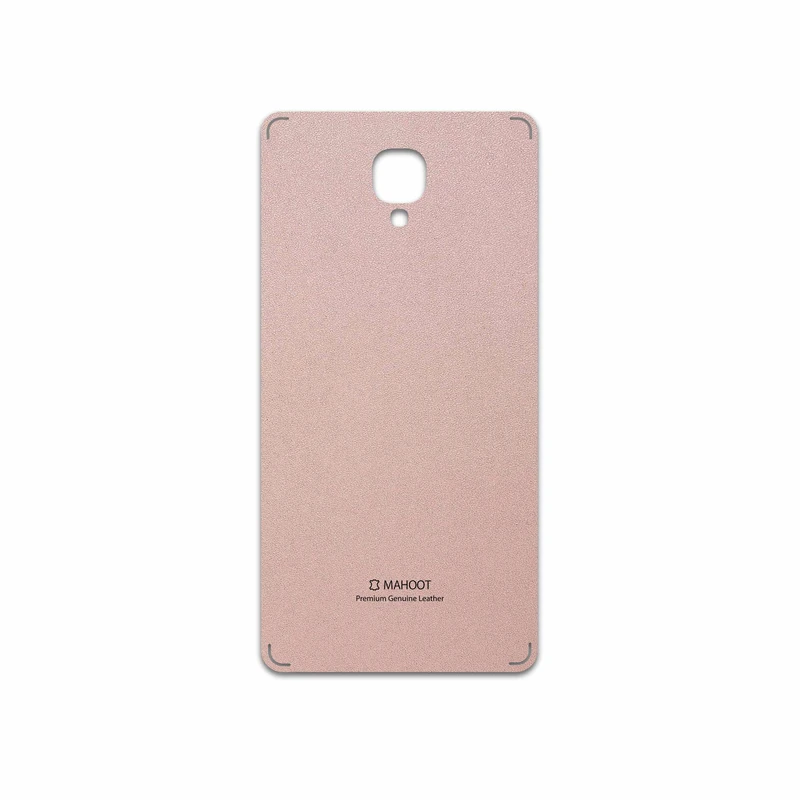 برچسب پوششی ماهوت مدل Rose Gold Leather مناسب برای گوشی موبایل وان پلاس 3