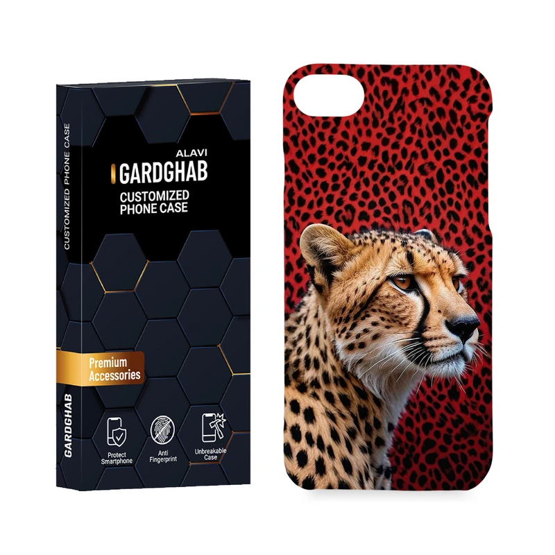 کاور گارد قاب علوی مدل حیوانات مناسب برای گوشی موبایل اپل iPhone 7 / iPhone 8 / iPhone SE 2022 / iPhone SE 2020