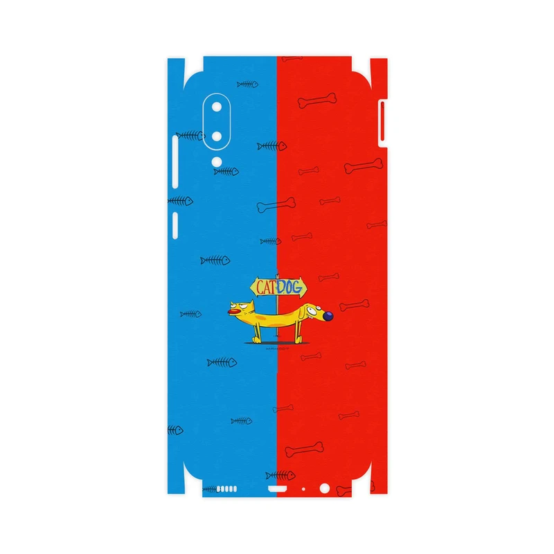 برچسب پوششی ماهوت مدل CatDog-FullSkin مناسب برای گوشی موبایل سامسونگ Galaxy M02