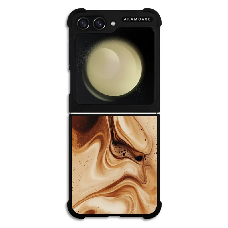 کاور آکام مدل AMC-WSGZFLIP5-COFFEE-3 مناسب برای گوشی موبایل سامسونگ Galaxy Z Flip 5