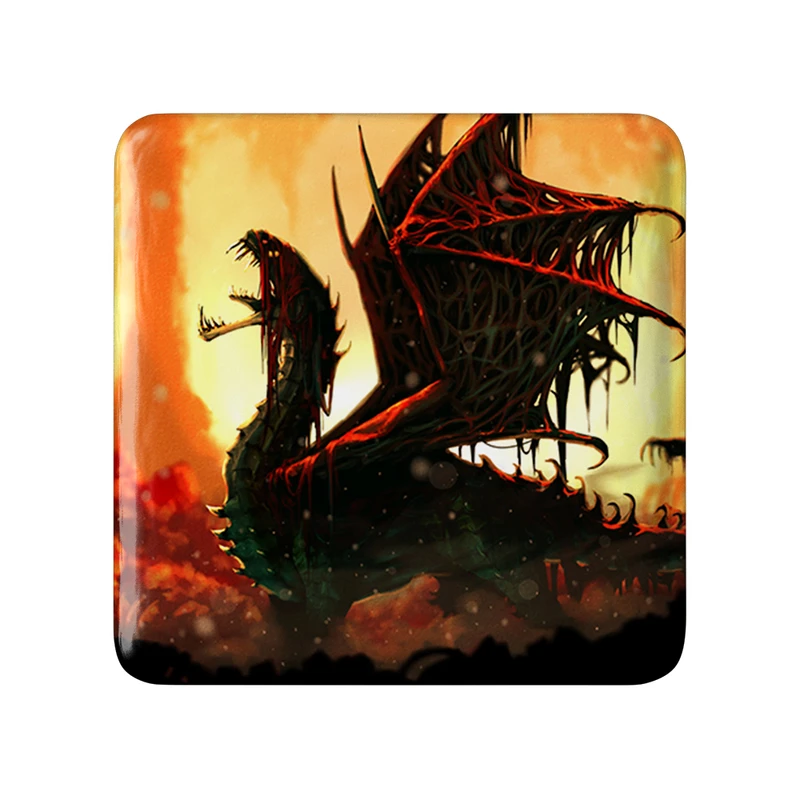 مگنت خندالو طرح بازی شکارچی هیولا (Monster Hunter) مدل مربعی کد 33251