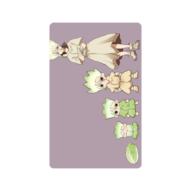 استیکر کارت مدل انیمه طرح سنکو ایشیگامی دکتر استون Senku Ishigami dr stone کد 5971