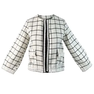 کت زنانه مدل چهارخونه کد AK1001