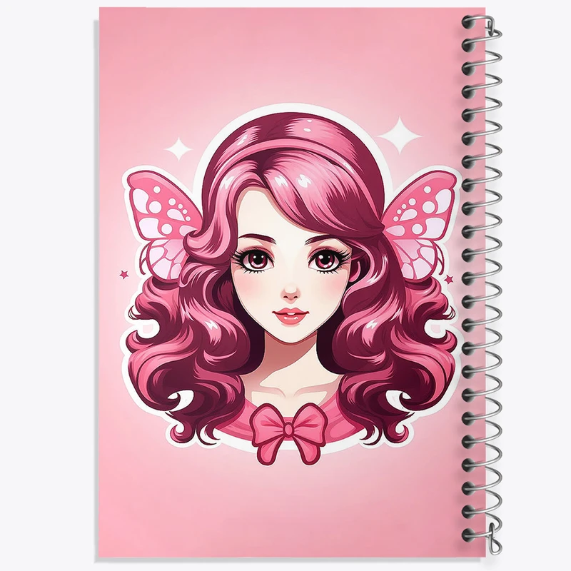 دفتر مشق 50 برگ خندالو طرح دخترانه کد N1405