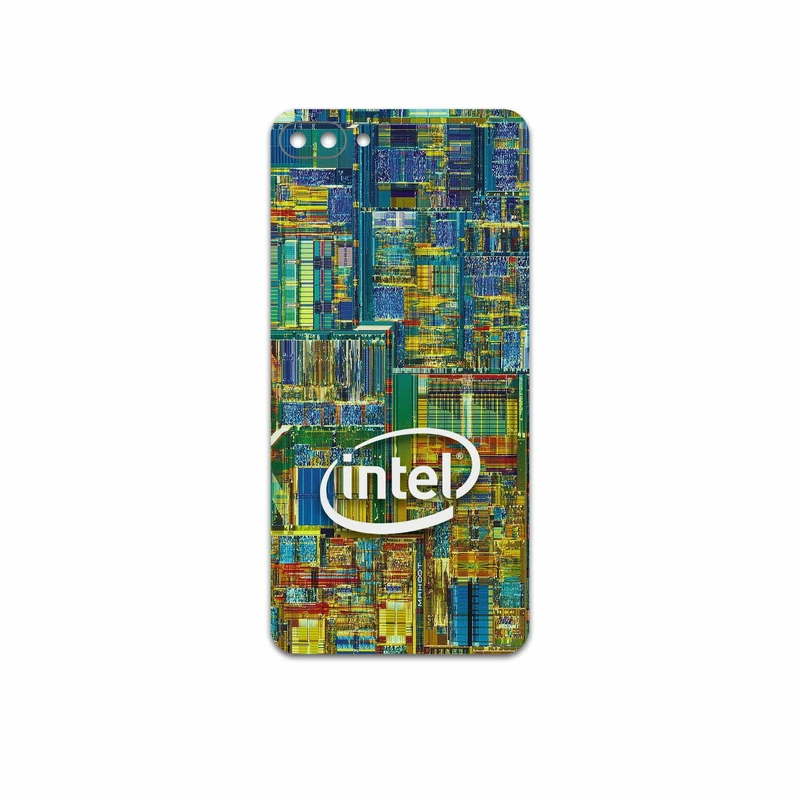 برچسب پوششی ماهوت مدل Intel Brand مناسب برای گوشی موبایل ایسوس Zenfone 4 Max ZC554KL