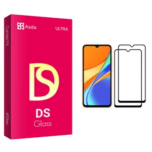 Asda DS glass Screen Protector For Xiaomi Redmi 9C Pack Of 2