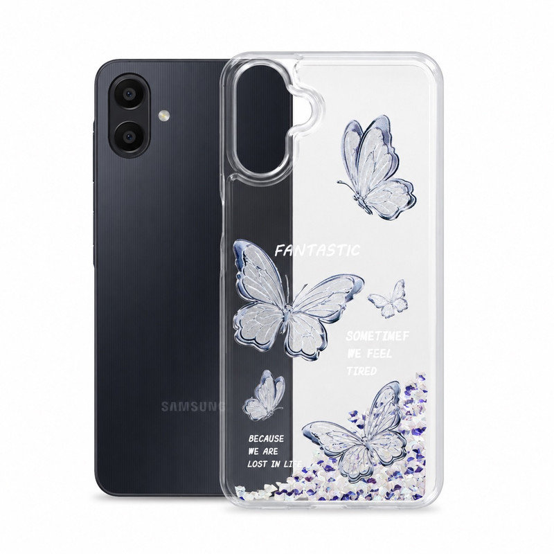 کاور کد 01 طرح پروانه آکواریومی مناسب برای گوشی موبایل سامسونگ Galaxy A07
