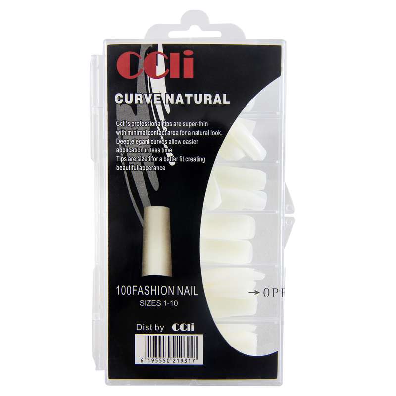 تیپ ناخن سیسیلی مدل curve Natural بسته 100 عددی تیپ ناخن سیسیلی مدل curve Natural بسته 100 عددی