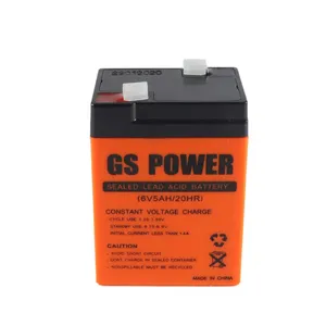 باتری یو پی اس 6 ولت 5 میلی آمپر ساعت جی اس پاور مدل 6V-5A