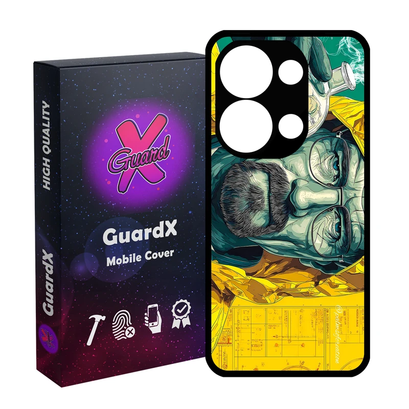 کاور گارد ایکس طرح Walter White مدل 11072 مناسب برای گوشی موبایل شیائومی Redmi Note 13 Pro 4G / Poco M6 Pro 4G