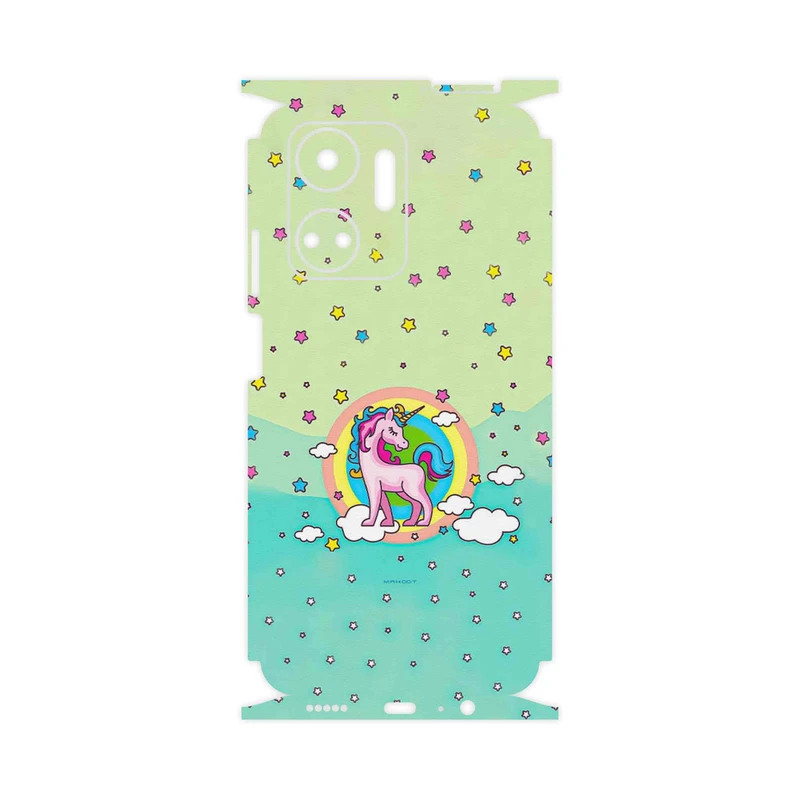 برچسب پوششی ماهوت مدل Rainbow unicorn adventure-FullSkin مناسب برای گوشی موبایل آنر X7a