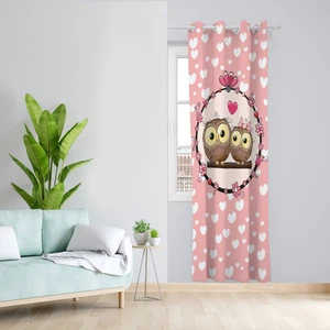 پرده مدل جغد مخمل پانچی کد 325 سایز 140x280 سانتی متر
