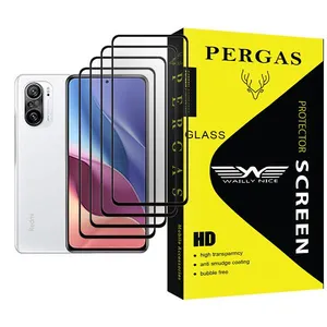 Waily Nice Pergas Glass MIX004 Screen Protector For Xiaomi Redmi K40 Pack Of 4