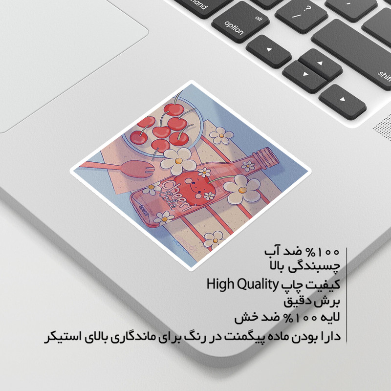 استیکر لپ تاپ ماسا دیزاین طرح chinese مدل STKA00228