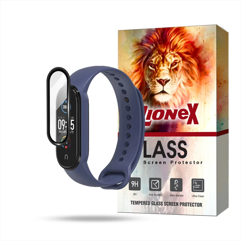  محافظ صفحه نمایش لایونکس مدل PMMWLمناسب برای ساعت هوشمند شیائومی Mi Band 5