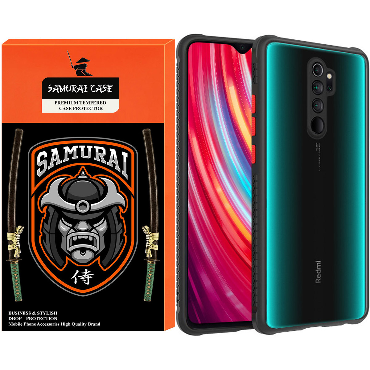 کاور سامورایی مدل Miqilin مناسب برای گوشی موبایل شیائومی Redmi Note 8 Pro