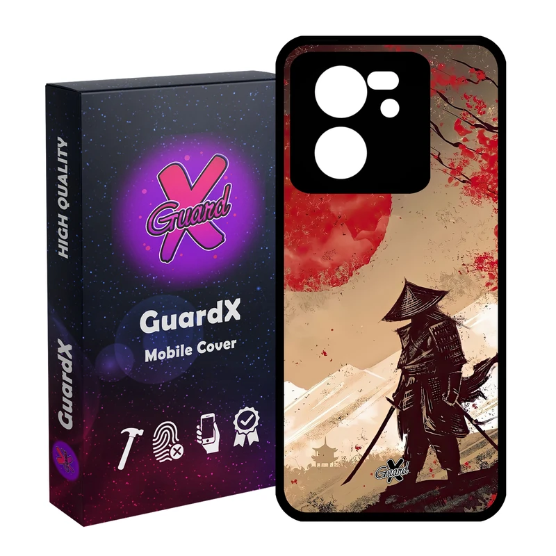 کاور گارد ایکس طرح سامورایی مدل Glass10606 مناسب برای گوشی موبایل شیائومی 13T/13T Pro/Redmi K60 Ultra