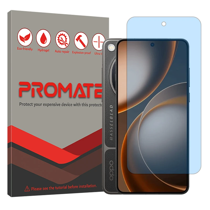 محافظ صفحه نمایش مات آنتی بلو پرومیت مدل هیدروژلی مناسب برای گوشی موبایل اوپو Find X9 Ultra