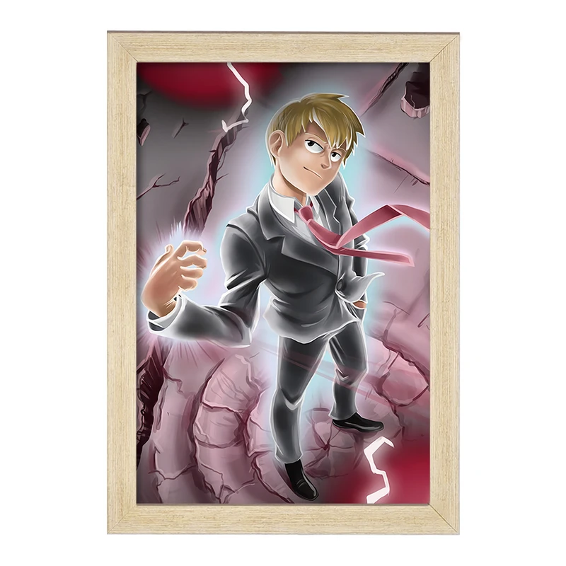 تابلو خندالو مدل شییکو انیمه Mob Psycho 100 کد 24505