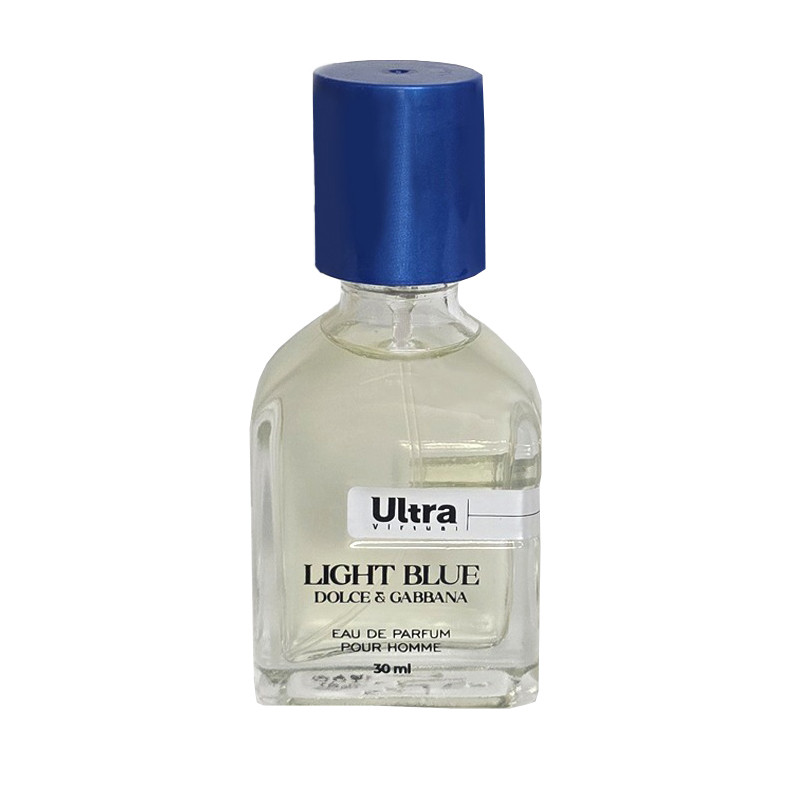 عطر جیبی مردانه اولترا ویرچوآل مدل Light Blue Dolce gabbana با رایحه خنک حجم 30 میلی لیتر
