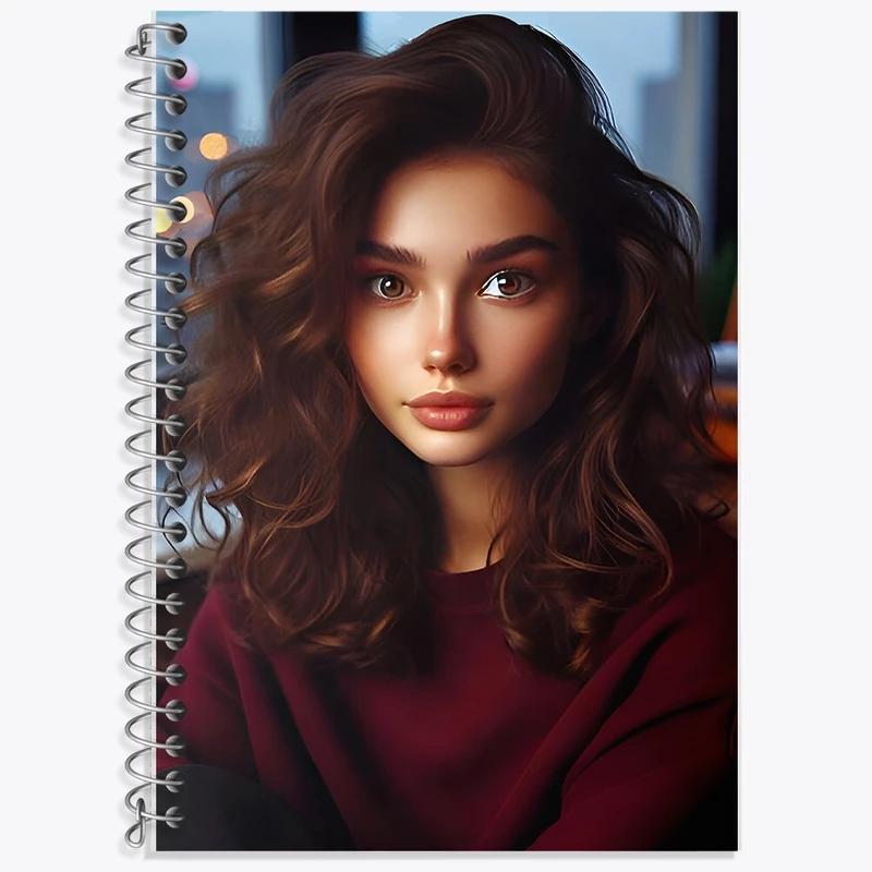 دفتر نت موسیقی 50 برگ خندالو طرح دخترانه کد F7243