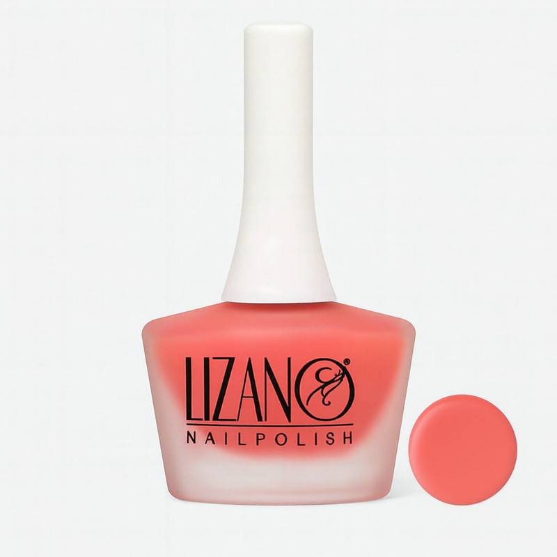 لاک مات ناخن لیزانو شماره M05 رنگ نارنجی