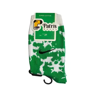 جوراب ساق بلند مدل کشدار آبرنگی