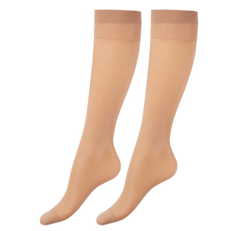 جوراب ساق بلند زنانه سنسی پلاست مدل Nud2022 -  - 1
