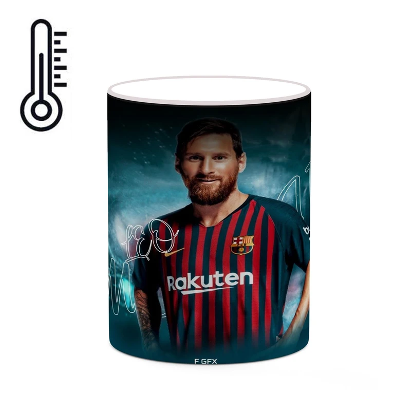 ماگ حرارتی کاکتی طرح Leo Messi لئو مسی مدل mgh42547