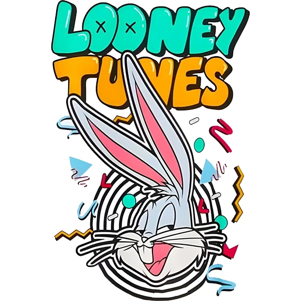 استیکر پارچه و لباس پاد آفرین طرح خرگوشی کد 2807