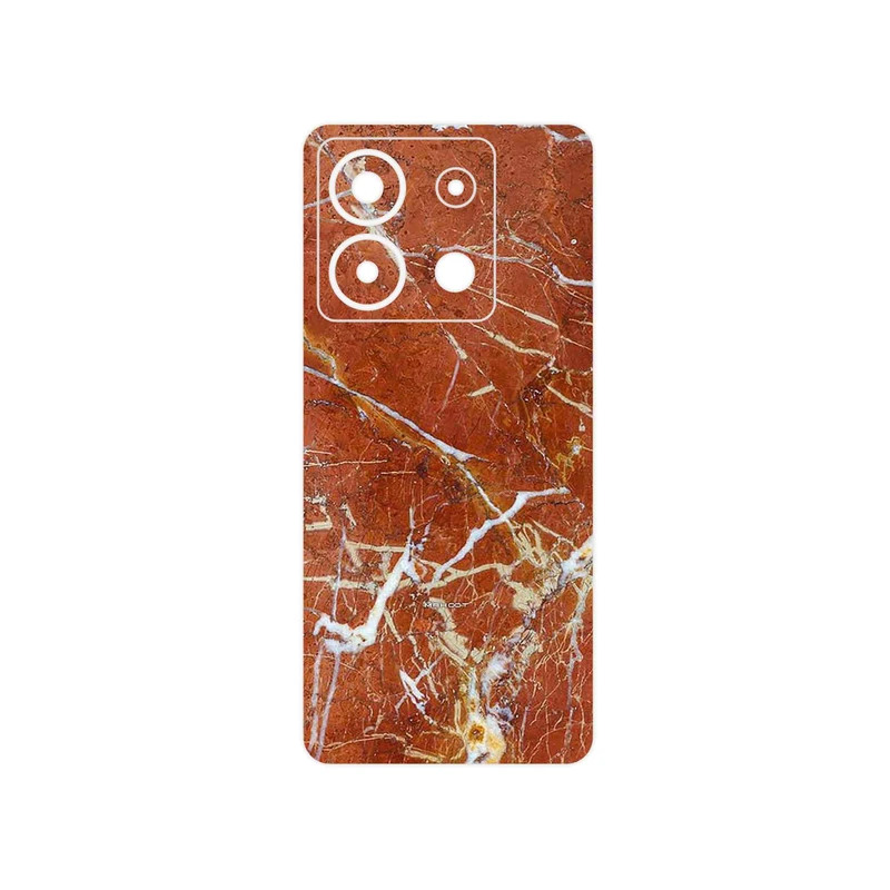 برچسب پوششی ماهوت مدل Red Marble مناسب برای گوشی موبایل شیائومی Redmi Note 13 Pro 5G