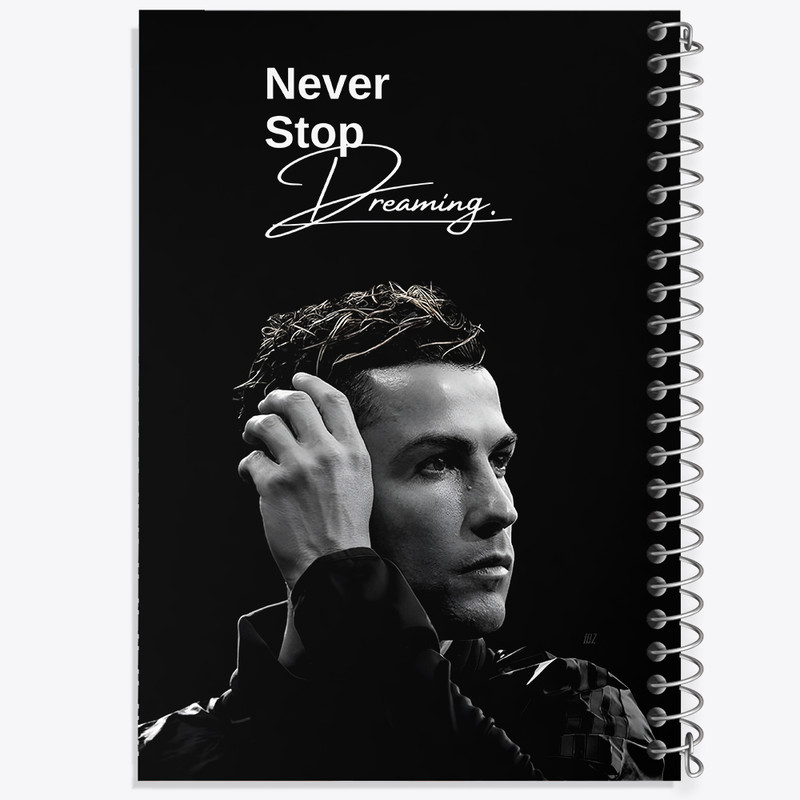 دفتر مشق 50 برگ خندالو طرح کریستیانو رونالدو کد F6889