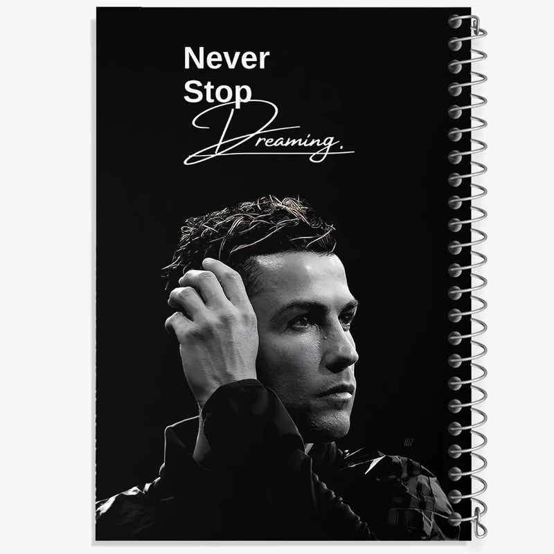 دفتر شطرنجی 50 برگ خندالو طرح کریستیانو رونالدو کد F6889