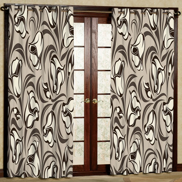 پرده مدل مخمل پانچی کد 6651 سایز 280x140 سانتی متر