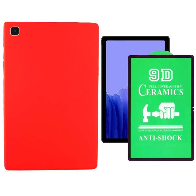 کاور مدل MJM-T505 مناسب برای تبلت سامسونگ Galaxy Tab A7 / T505 به همراه محافظ صفحه نمایش