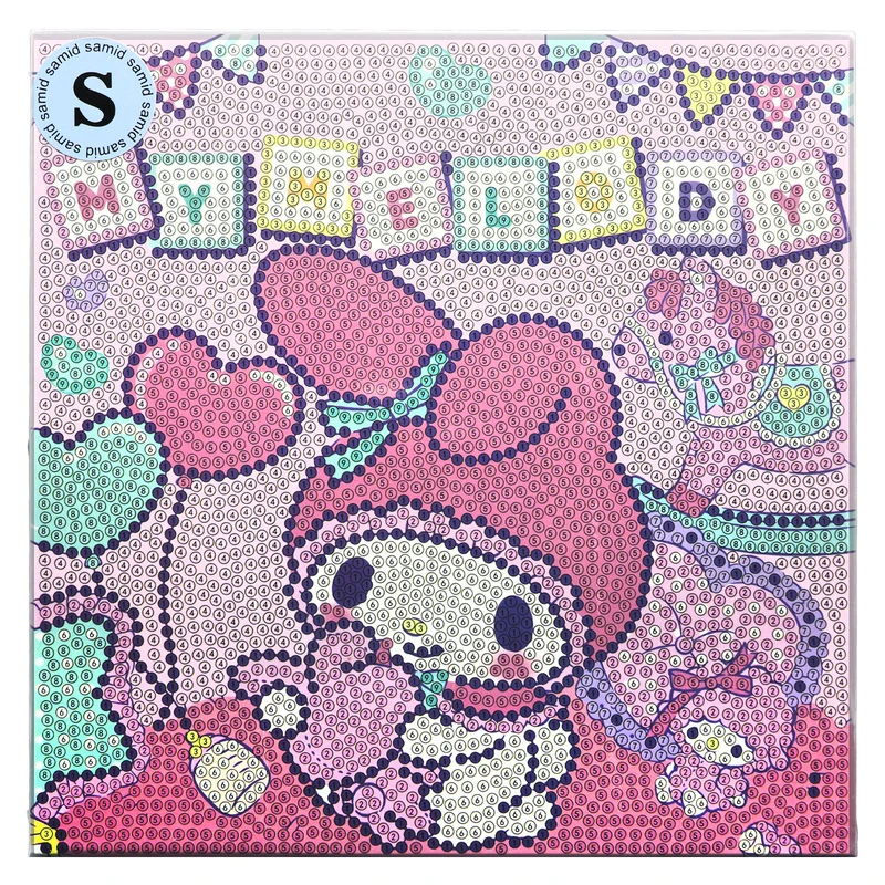 بازی آموزشی سمید مدل ساخت تابلو نقاشی الماسی طرح ملودی