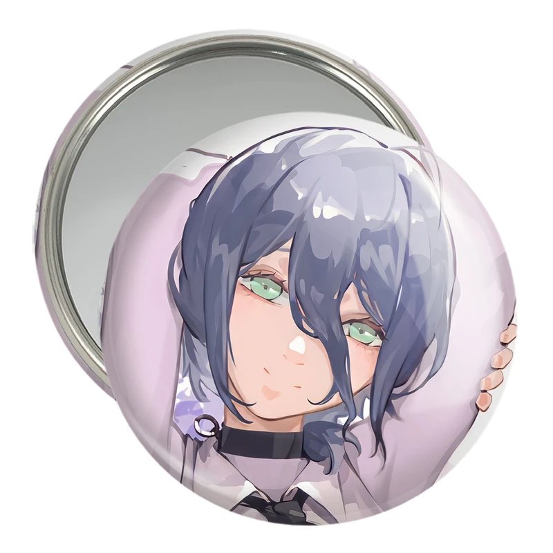 آینه جیبی خندالو مدل ریزه انیمه مرد اره ای Chainsaw Man  کد 17926