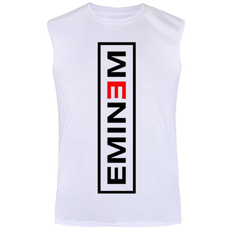 تاپ مردانه مدل EMINEM کد TOW13 رنگ سفید