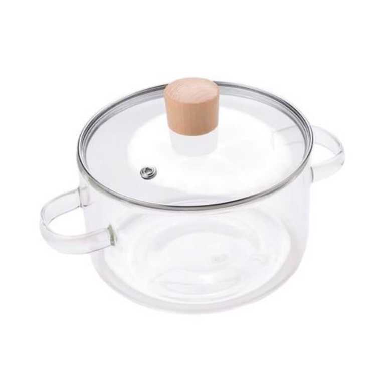 قابلمه مدل شیشه ای کد 80730 سایز 19