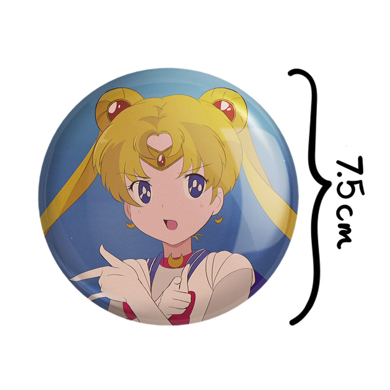 آینه جیبی خندالو مدل اوساگی تسوکینو انیمه سیلور مون Sailor Moon  کد 17446