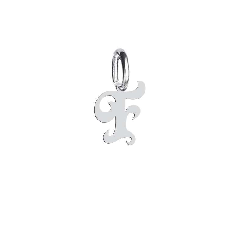 آویز گردنبند نقره هایکا طرح حرف F مدل h.n 788
