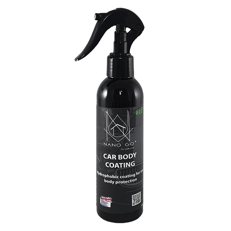  پوشش نانو سرامیک و آبگریز بدنه خودرو نانو گو مدل CAR BODY COATING حجم 250 میلی لیتر