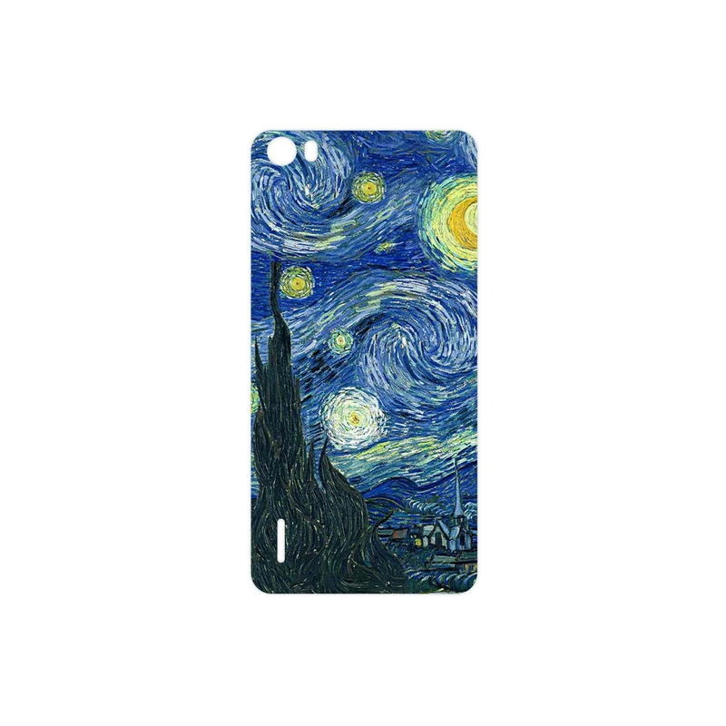 برچسب پوششی ماهوت مدل The Starry Night of van Gogh مناسب برای گوشی موبایل آنر 6