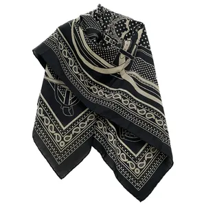 روسری زنانه مدل نخی جناقی دور دست دوز کد 07