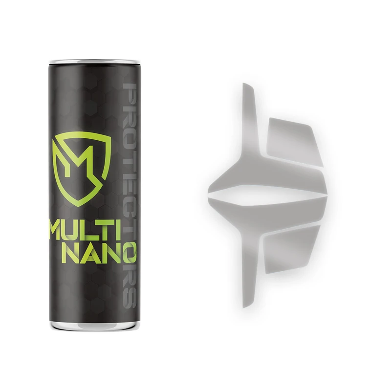 برچسب محافظ چراغ جلو خودرو مولتی نانو مدل X-H1T مناسب برای کی ام سی X5 مجموعه 4 عددی