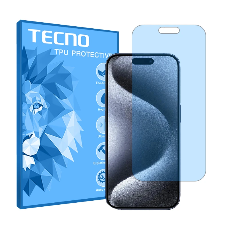 محافظ صفحه نمایش ضد اشعه آبی تکنو مدل HyBLU مناسب برای گوشی موبایل اپل iPhone 15 Pro Max