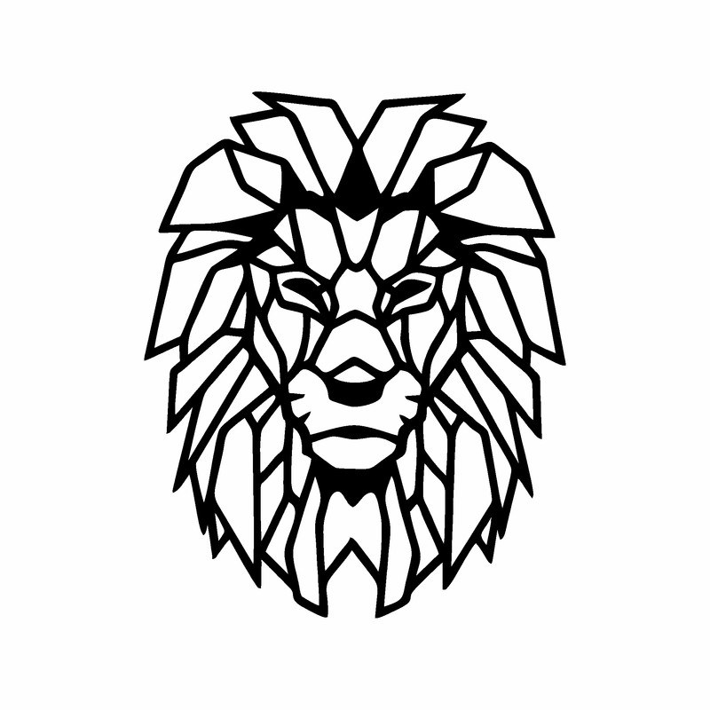 دیوارکوب طرح شیر مدل T14