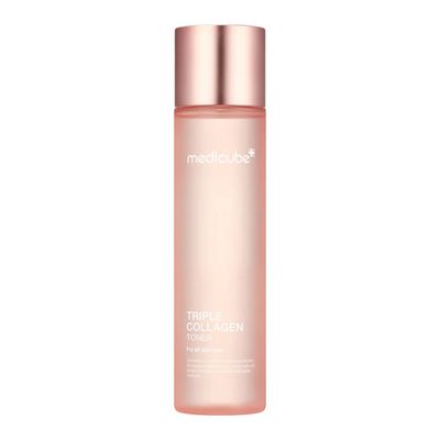 تونر مرطوب کننده مدیکیوب مدل Triple Collagen حجم 140 میلی لیتر